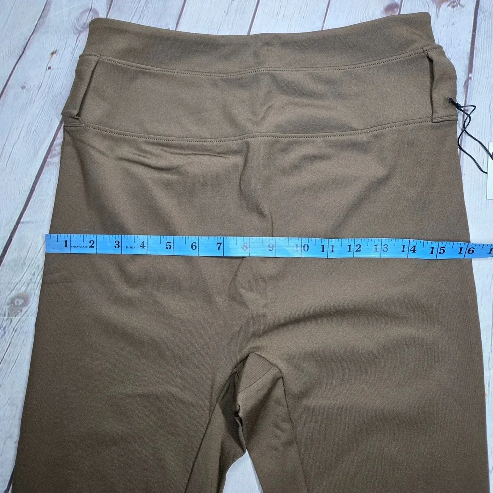 Girlfriend‎ Collective High Rise Compression Leggings Deep Earth Brown Large NWT